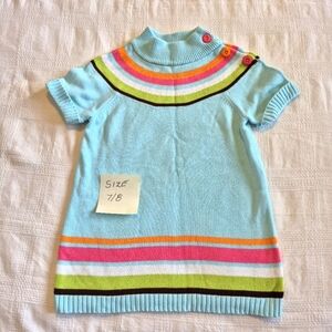 Gymboree girls size 7/8 or Medium Growing Flowers sweater shirt VGUC